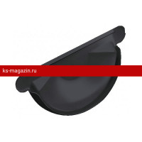 Заглушка торцевая универсальная Grand Line (Гранд Лайн) Optima (RAL 7024) /1 шт/