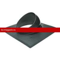 Проходной элемент Krovent (Кровент) Base-VT 125/150 (Черный) /1 шт/