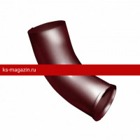 МП Колено трубы сливное D150 RAL 3005, красное вино