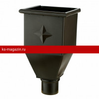 Воронка водосборная удлиненная Aquasystem (Аквасистем) PU MATT 150/100 (RR-32) /1 шт/