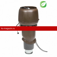 Vilpe (Вилпе) Кровельный вентилятор ECo190 P/125/500 Быстрый (Коричневый) /1 шт/