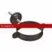 Aquasystem PUrus 125/90 Хомут трубы с комплектом крепления RAL 7024