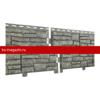 Панель фасадная UPLAST (Ю-Пласт) STONE-HOUSE Сланец (Бежевый) (с дв. замк) / панель/