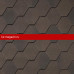 QUIET TILE Гибкая черепица Rombica Коричневый 3м2
