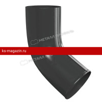 Металл Профиль Grand System lite Колено сливное (RAL 7024) D90х60 /1 шт/