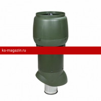 Vilpe (Вилпе) XL- 160/300/700 вентиляционный вых.с колпаком (Зеленый) /1 шт/