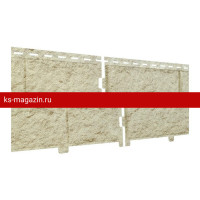 Панель фасадная UPLAST (Ю-Пласт) STONE-HOUSE Камень (Золотой) (с дв. замк) / панель/