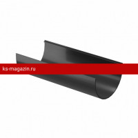 Желоб водосточный 3 м Docke PREMIUM 125/85 мм (Графит) /1 шт/