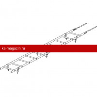 Лестница кровельная ROOFsystems PRESTIGE ZN400 3м Универ RAL 9005