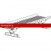 Мостик кровельный ROOFsystems PRESTIGE 360 1,2м Фальц RAL 6005