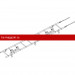 Лестница кровельная ROOFsystems PRESTIGE ZN600 1,2м NEXT Фальц RAL 9005