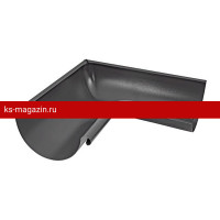 Угол желоба 90 внутренний Aquasystem (Аквасистем) PU MATT 125/90 (RR 23) /1 шт/