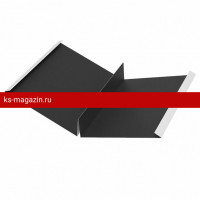 Ендова специальная 232х60,5х60,5х232х2000мм Pural BT Matt 0,5мм RR33