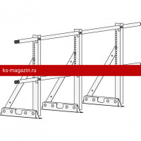 Ограждение ROOFsystems ECONOM d-25 (круг) H-600/3,0м фальц ТУ RAL6005