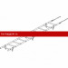 Лестница кровельная ROOFsystems PRESTIGE ZN400 3м Универ RAL 3005