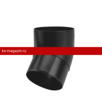 Колено 67гр. Galeco (Галеко) PVC 152/100 (Черный) /1 шт/