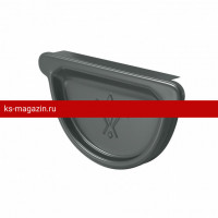 Заглушка универсальная с резиновым уплотнителем Aquasystem Comfort (Аквасистем) PE 1 шт., RAL9005