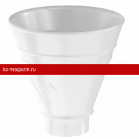 Aquasystem PUrus 150/100 Воронка водосборная круглая RAL 9003 1 шт/уп
