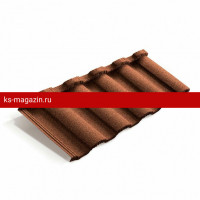 Композитная черепица Metrotile (Метротайл) MetroRoman (Терракот) /лист/
