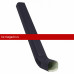 Труба прямоугольная с коленом Matt 1м Grand Line (Гранд Лайн) Vortex Matt 127/102 (RAL 7024) /1 шт/