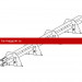 Снегозадержатель ROOFsystems PRESTIGE ZN 45*25 (овал), 3м SINGLE ФАЛЬЦ RAL 8019
