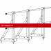 Ограждение ROOFsystems ECONOM d-25 (круг) H-600/3,0м универ ТУ RAL3005
