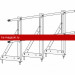 Ограждение ROOFsystems ECONOM d-25 (круг) H-600/3,0м универ ТУ RAL3005