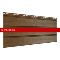 Софит UPLAST (Ю-пласт) ПРОФ перфорированный по центру (Дуб золотой) (под заказ) /1 шт/