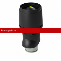 Vilpe (Вилпе) FLOW XL- 250/ИЗ/500 вент. выход с колпаком (Черный) /1 шт/