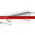 Мостик кровельный ROOFsystems PRESTIGE 360 1,2м Натур RAL 7024