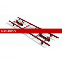 Комплект лестница кровельная Borge 1,8м, красное вино (RAL 3005)