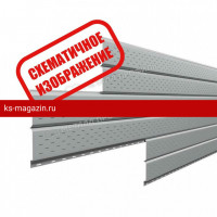 Софит МеталлПрофиль Lбрус-15х240 (VALORI-20-Violet-0.5) /1 шт/