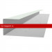 J - профиль 18 мм Stynergy (Стинержи) PE RAL9003, 0,45 3м