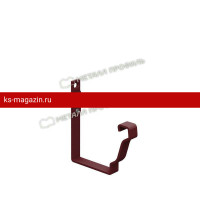 Металл Профиль Бюджет Держатель желоба карнизный 120х86х146 (3005) /1 шт/