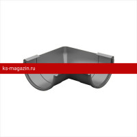 Угол внутренний 90гр. Galeco (Галеко) PVC 152/100 (Графит) /1 шт/
