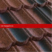 Композитная черепица Metrotile (Метротайл) MetroBond (Кофейно-Серый) /лист/