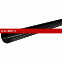 Желоб полукруглый 125 мм 3 м Matt RAL 9005