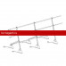Ограждение ROOFsystems PRESTIGE ZN H-900/3,0м 3 трубы Натур RAL8004