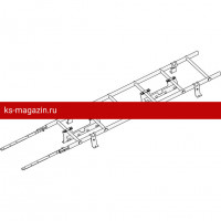 Лестница кровельная ROOFsystems PRESTIGE ZN400 1,2м NEXT Фальц RAL 9005