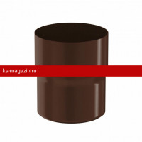 Aquasystem PUrus 125/90 Соединитель трубы RAL 8017