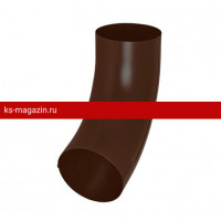Колено универсальное Aquasystem Comfort (Аквасистем) PE 125/90 (RAL 8017) /1 шт/