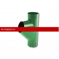 Тройник трубы Металл Профиль Престиж 125/100 (RAL 6005, зеленый) /1 шт/