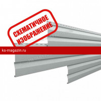 Сайдинг МеталлПрофиль МП СК-14х226 (ECOSTEEL-01-Песчаник-0.5) /1 шт/