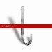 Docke STAL PREMIUM MATT 125/90 мм Карнизный крюк длинный Графит RAL7024