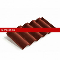 Композитная черепица Metrotile (Метротайл) Romana (Красный) /лист/