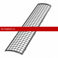 Решетка желоба защитная VERAT (Верат) 125/82 (06 пог.м.) (Серый) /1 шт/