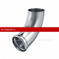 Отвод трубы декорированный Aquasystem (Аквасистем) Ti-Zn 125/90 /1 шт/