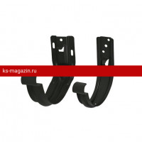 Крюк желоба универсальный с компл. крепления, Aquasystem (Аквасистем) PU MATT 125/90 (RR 33) /1 шт/
