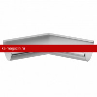 Угол внутренний 135 гр Docke (Дёке) STAL PREMIUM 125/90 (Пломбир) /1 шт/