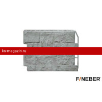 Фасайдинг FineBer (Файнбер) Туф 3D-Facture светло-серый /панель/
